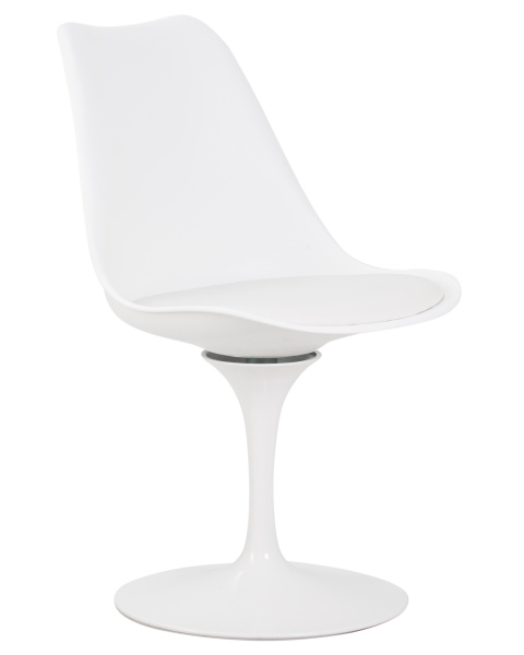 Стул обеденный DOBRIN TULIP (белое основание, цвет белый (W-02))