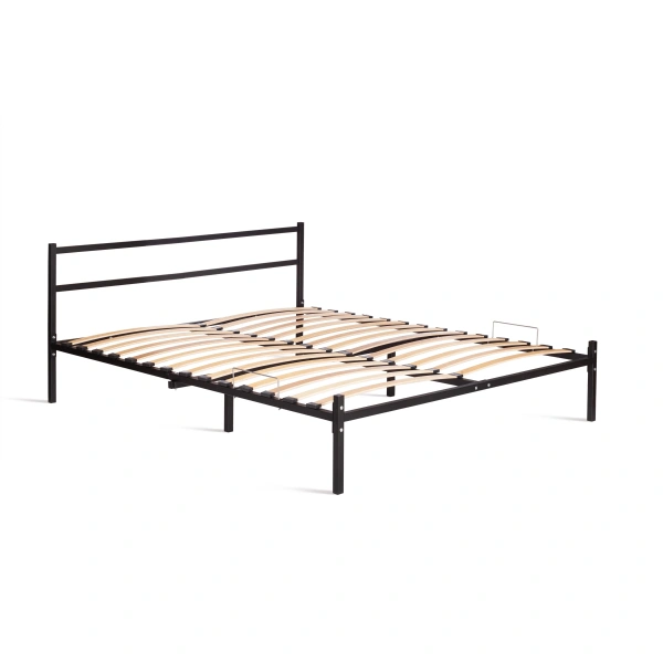 Кровать Marco металл, 160x200 см, черный