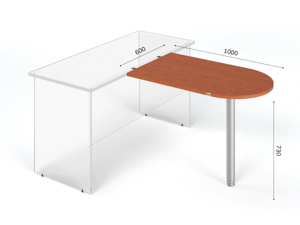 UNITY PБП-100-60 Орех Итальянский Брифинг 600х1000х730