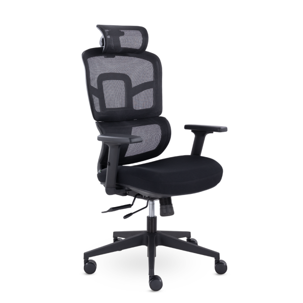 Кресло Комфорт UTFC Киото М-250 черный пластик (черный)