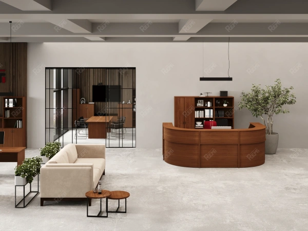 UNITY РРП3-7-12-VISH Прямой блок ресепшн с полкой 70-120 1200х700х1250