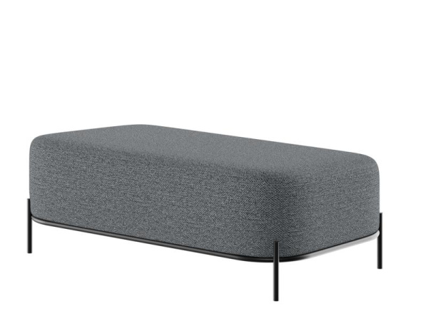 Jive Диван двухместный без спинки JVE-4 Ness 012/Металл Черный 1250*720*480