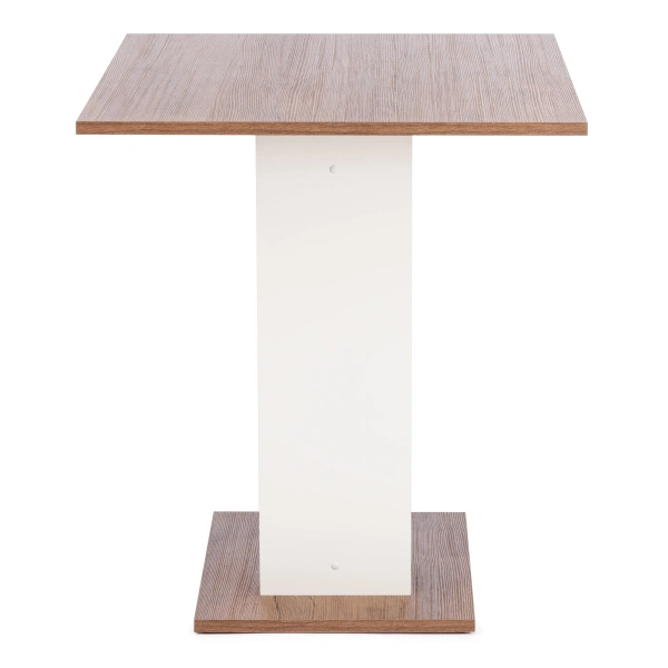 Стол обеденный TIBI L нераздвижной ЛДСП (18 мм), 68,6 х 110 х 75 см, Дуб Канзас/Пепел