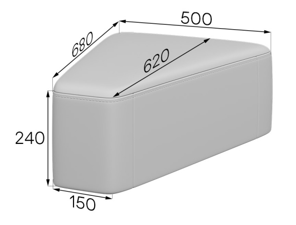 MVK43762 Модуль соединительный 30 СМ-П30° Tempo grey MVK43762 Модуль соединительный 30 СМ-П30° Tempo grey
