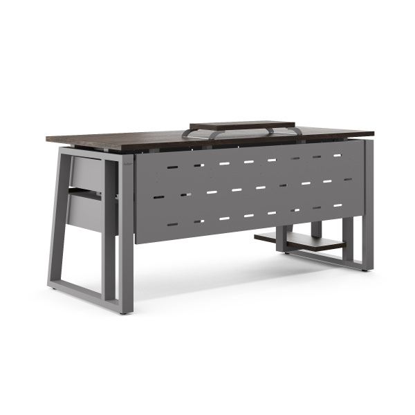 Стол компьютерный Kobor KTS2-80/60 aluminum/charlston Стол компьютерный Kobor KTS2-80/60 aluminum/charlston
