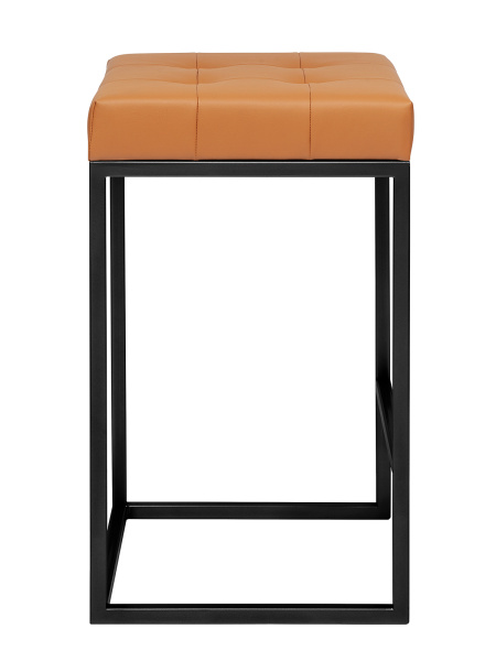 Стул полубарный SOHO, черный, экокожа Foxy