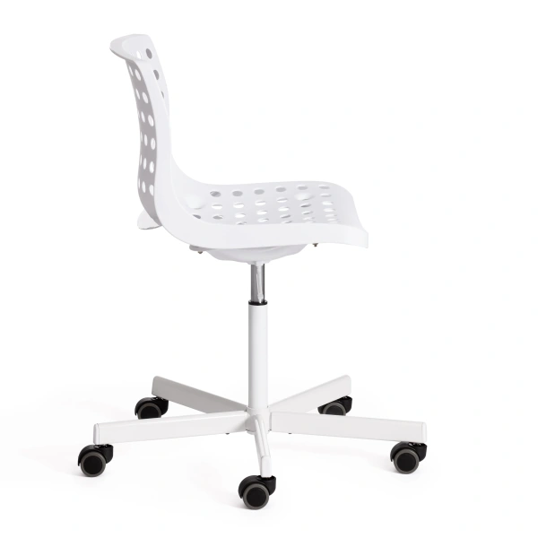 Офисное кресло SKALBERG OFFICE (mod. C-084-B) металл/пластик, 46 х 59 х 75-90 см, White (белый)