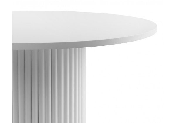 Стол деревянный Барел 90 белый / белый Стол деревянный Барел 90 белый / белый