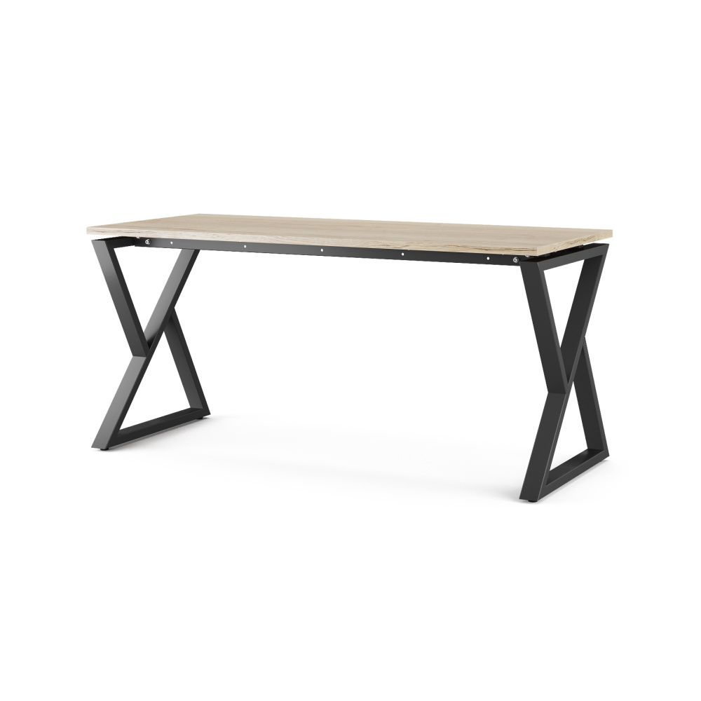 Стол офисный Kobor W-180/80 black/natural