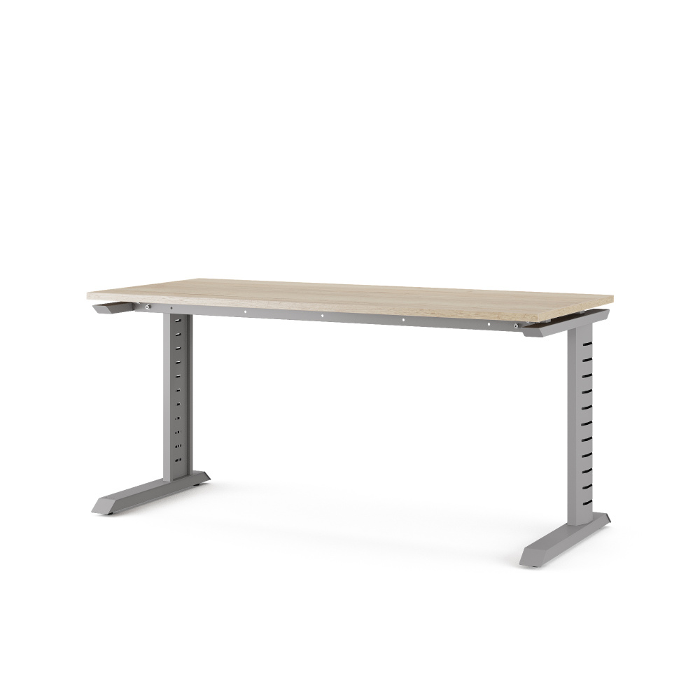 Стол офисный Kobor L2-80/70 aluminum/natural