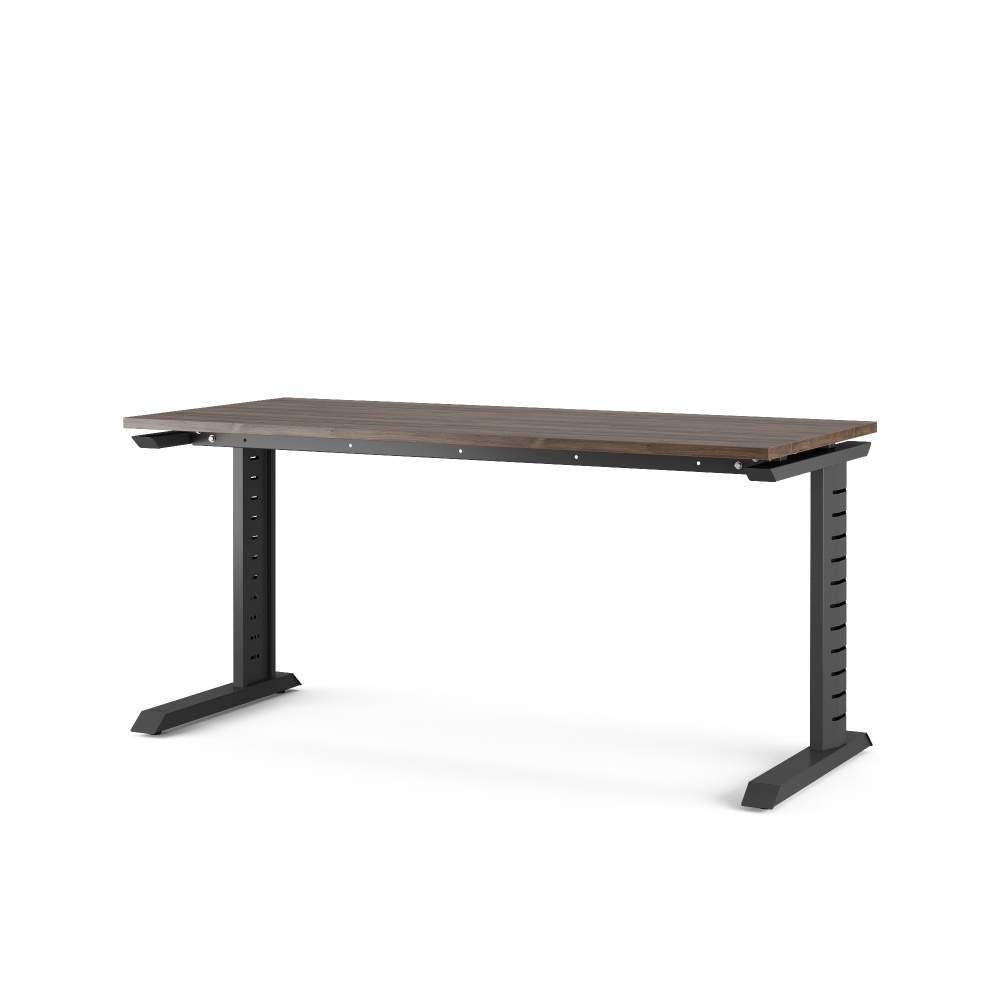 Стол офисный Kobor L2-160/70 black/charlston