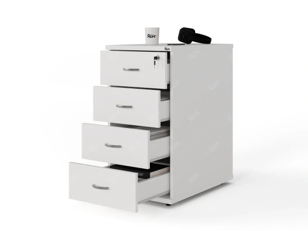UNITY PТ2 БЕЛЫЙ Тумба с ящиками 400х600х750