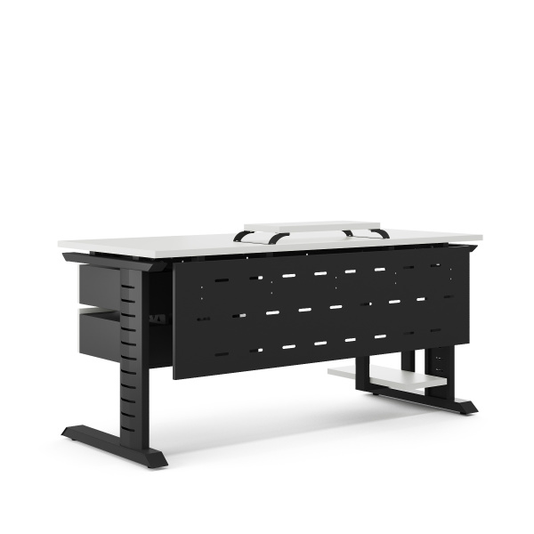 Стол офисный Kobor L2-100/80 black/premium Стол офисный Kobor L2-100/80 black/premium