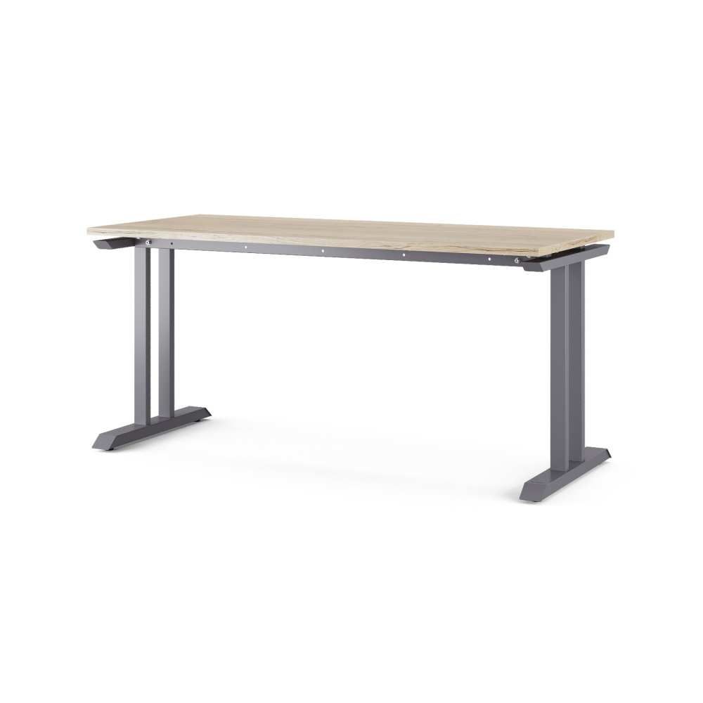 Стол офисный Kobor T-100/80 graphite/natural