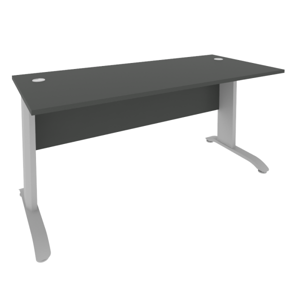 Riva Metal-L Стол письменный ПЛ.СП-4 Антрацит/Металл Серый 1600*720*750