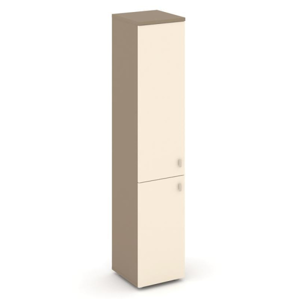 Estetica Шкаф высокий узкий левый ES.SU-1.3 (L) Латте/Сатин 400*420*1977