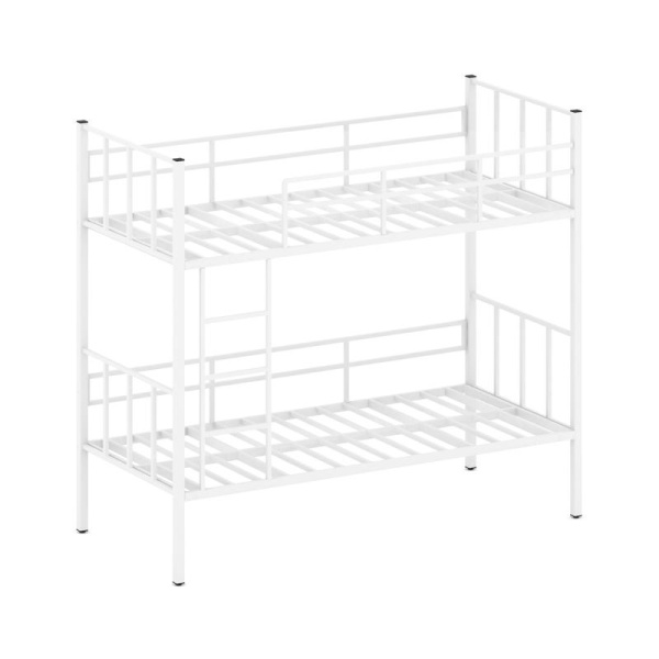 Overnight Кровать 2-х ярусная ON.MK2-002 Металл Белый 2075*950*1850 Overnight Кровать 2-х ярусная ON.MK2-002 Металл Белый 2075*950*1850