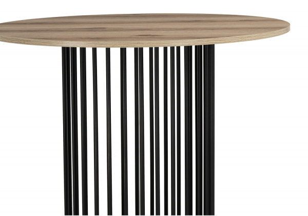 Стол деревянный Берту 90х90х75 делано / черный Стол деревянный Берту 90х90х75 делано / черный