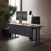 Стол офисный Kobor T-140/70 graphite/natural Стол офисный Kobor T-140/70 graphite/natural