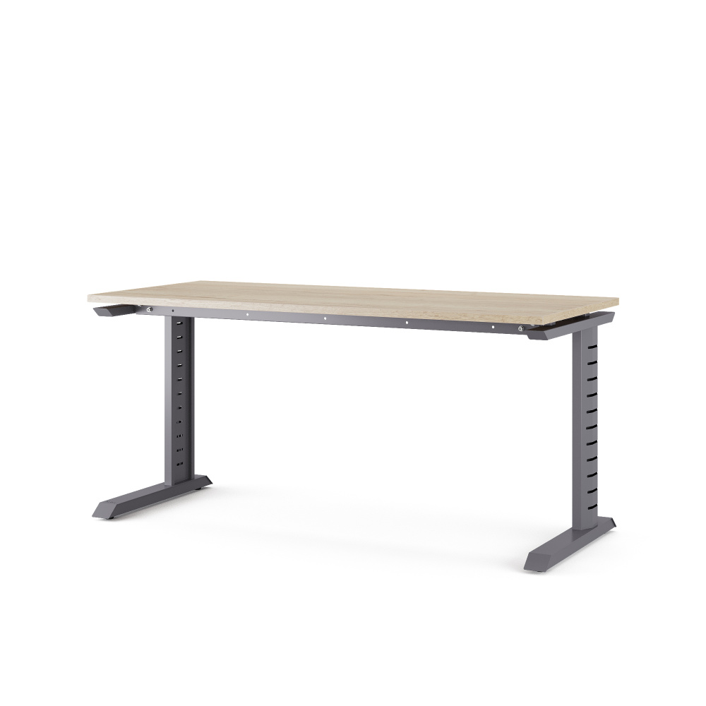 Стол офисный Kobor L2-140/60 graphite/natural