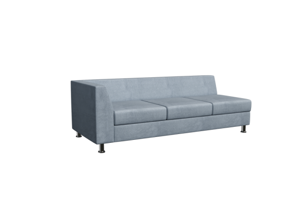 Prime Секция с подлокотником трехместная правая PR.SP-3 (R) Enzo 994 1850х770х720