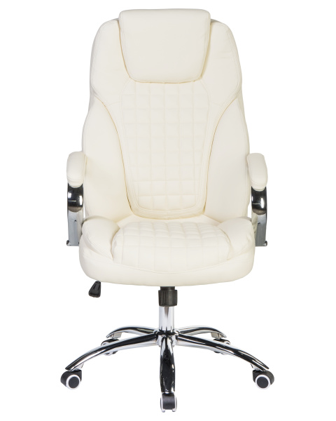 Офисное кресло для руководителей DOBRIN CHESTER (кремовый)
