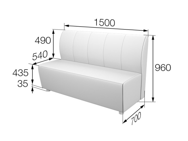 MVK14279 Модуль 3-местный BEL3 Domus grey