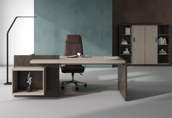 Кабинет руководителя WOOD&STONE Дрифтвуд темный Кабинет руководителя WOOD&STONE Дрифтвуд темный