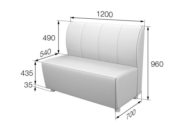 MVK14264 Модуль 2-местный BEL2 Domus grey