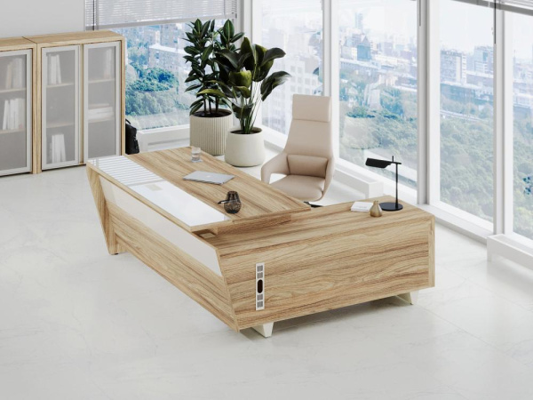 Кабинет руководителя Corner Гикори Песочный Кабинет руководителя Corner Гикори Песочный