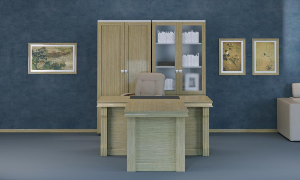 Кабинет руководителя LION WHITE светлый дуб