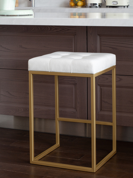 Стул полубарный SOHO, золотой, Ivory