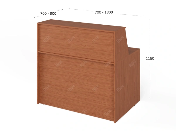 UNITY РРП3-7-8-OI Прямой блок ресепшн с полкой 70-80 800х700х1250