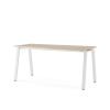 Стол офисный Kobor A-160/80 white/natural