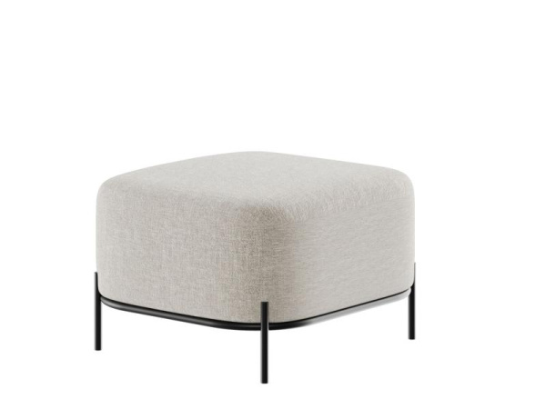 Jive Диван одноместный без спинки JVE-3 Сан 02/Металл Черный 670*720*480