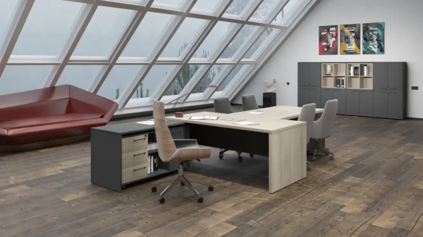 Кабинет руководителя Кортез Кронберг/Графит Кабинет руководителя Кортез Кронберг/Графит