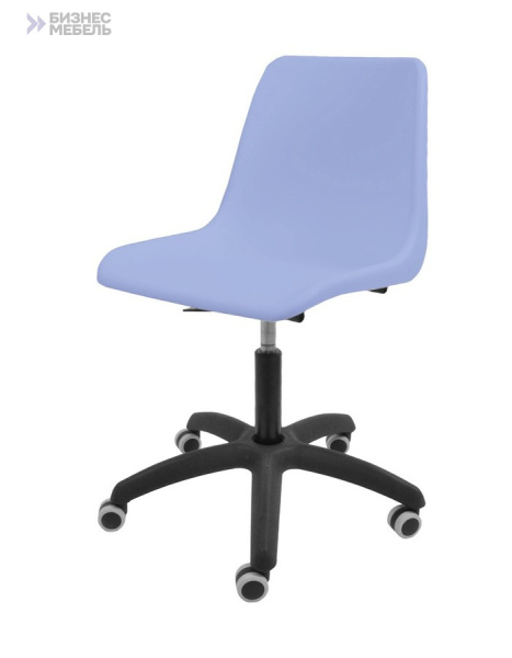 Кресло Vicenza SW на черной крестовине Somalia голубой