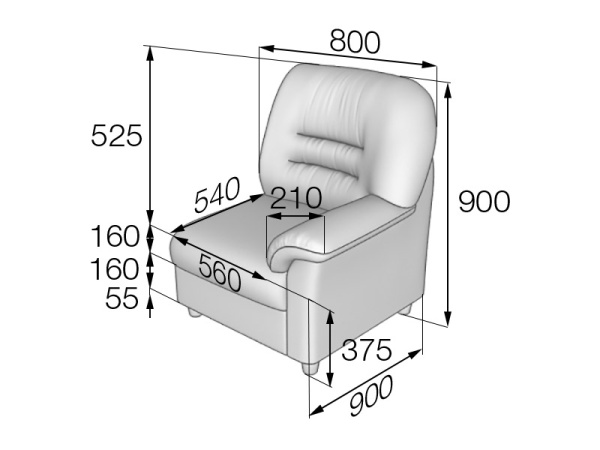 56716 Модуль 1-местный левый P1L Domus brown 56716 Модуль 1-местный левый P1L Domus brown