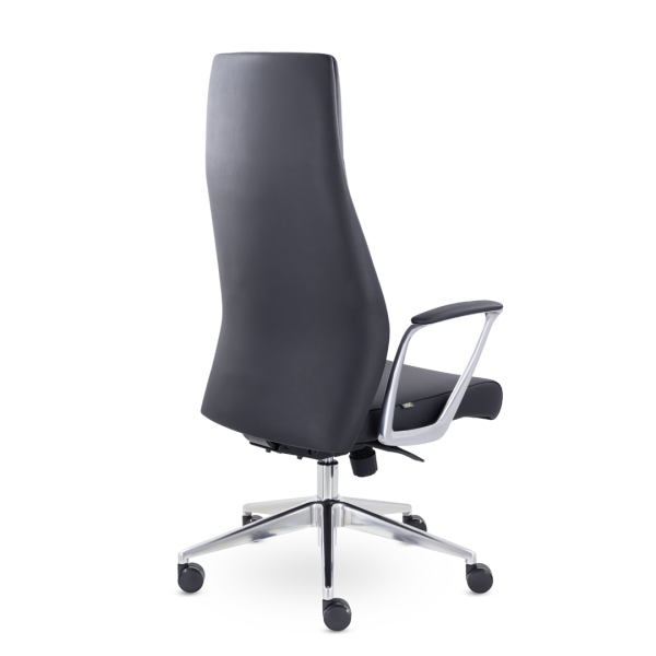 Кресло для руководителя UTFC Бремен М-123 алюминий (черный)